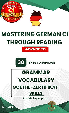 Cover of Mastering German C1 Through Reading