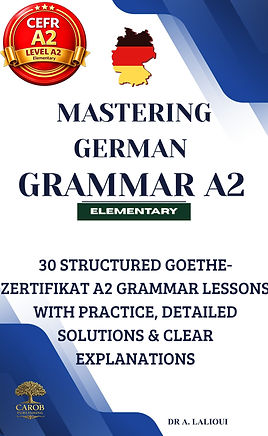 Cover of Mastering German Grammar A2