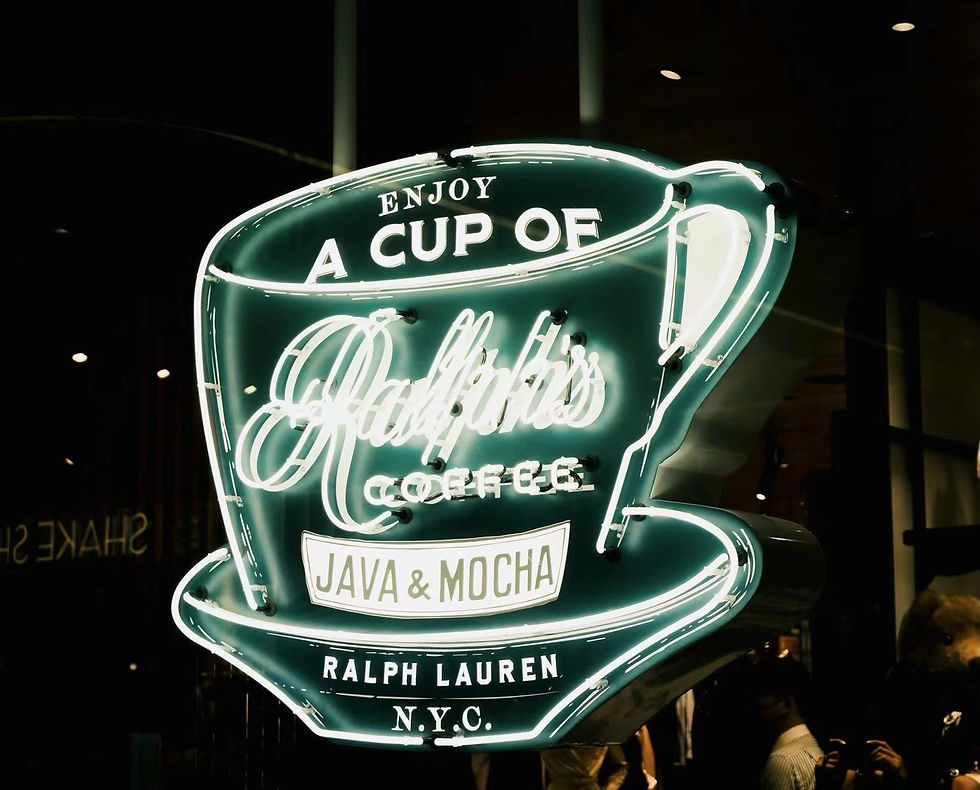 Yijiao Traditional Glass Neon for Coffee Shop Real Neon For Business Decoration Effect