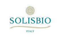 SOLISBIO のロゴ、植物由来、デリケートゾーンソープ、フリー処方、保湿、イタリア。ブランドの洗練されたデザイン。