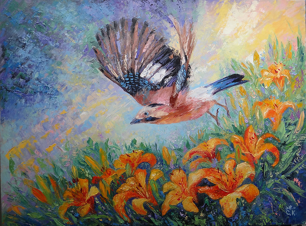 Полет сойки. 2016