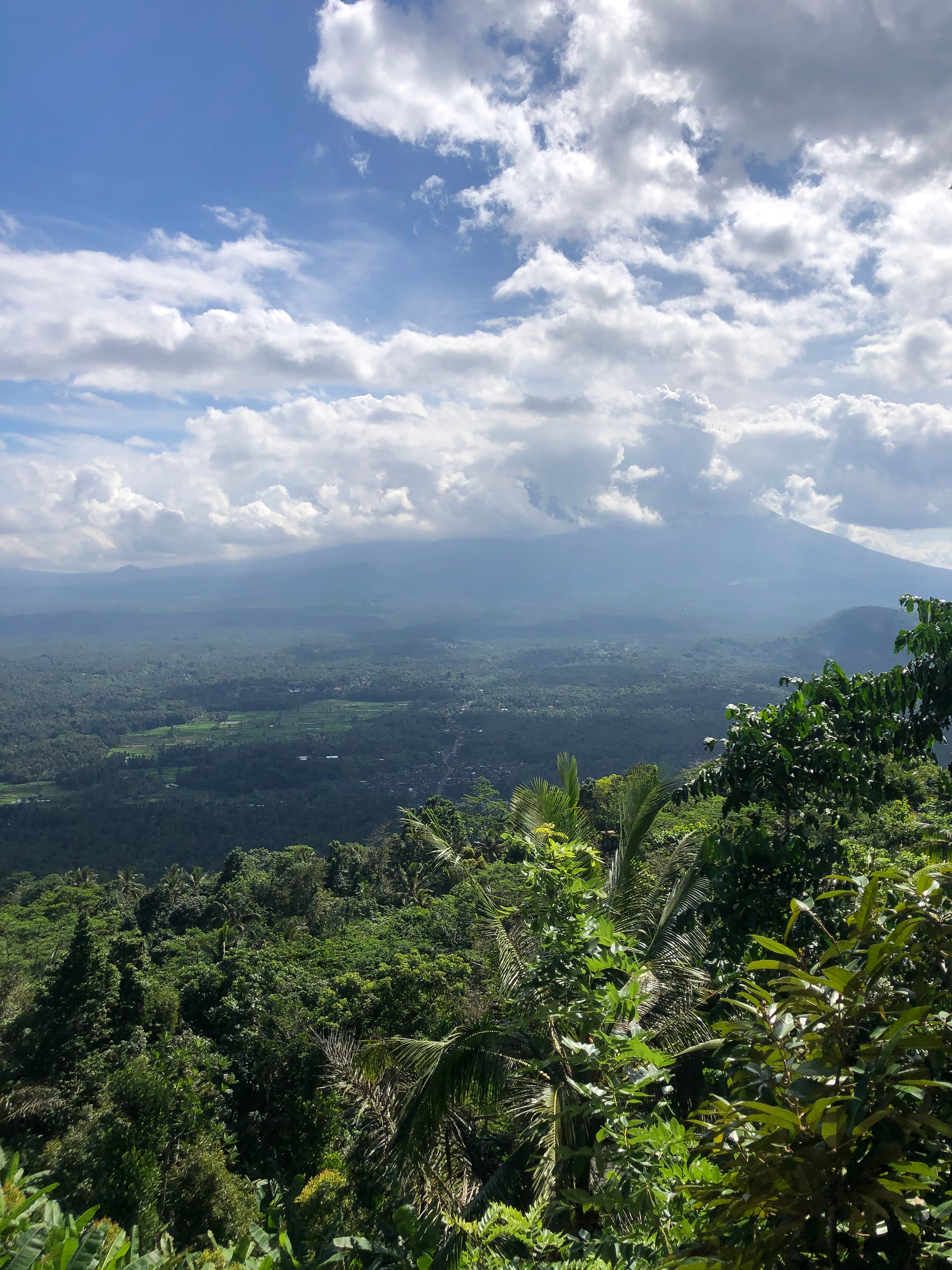View of Mount Agung from Lempuyang Temple Complex 