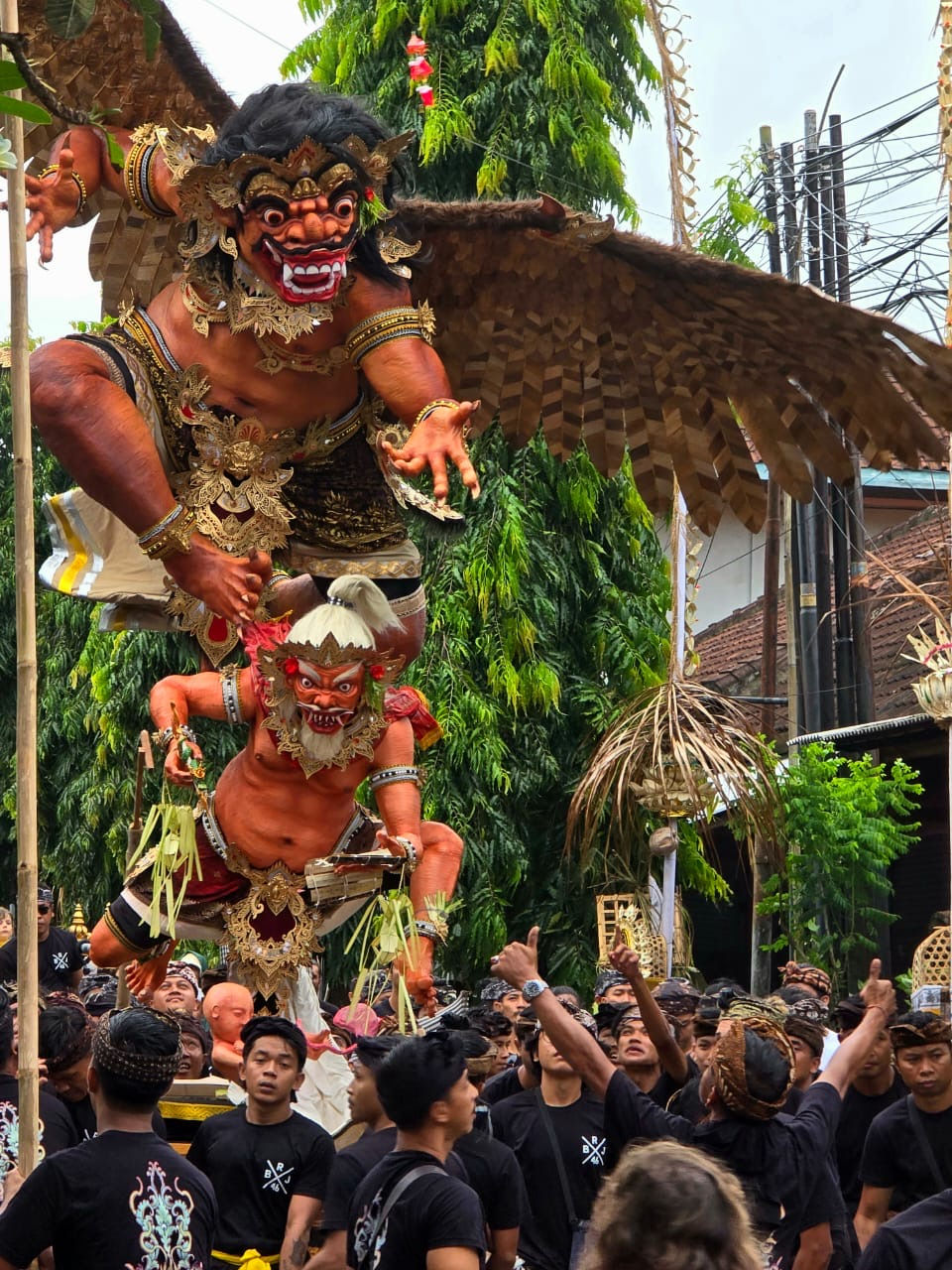 Sculpture of Ogoh-Ogoh in Pecatu, Bali 