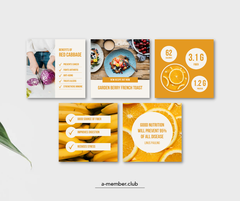 Thumbnail: Nutrition Social Media Templates