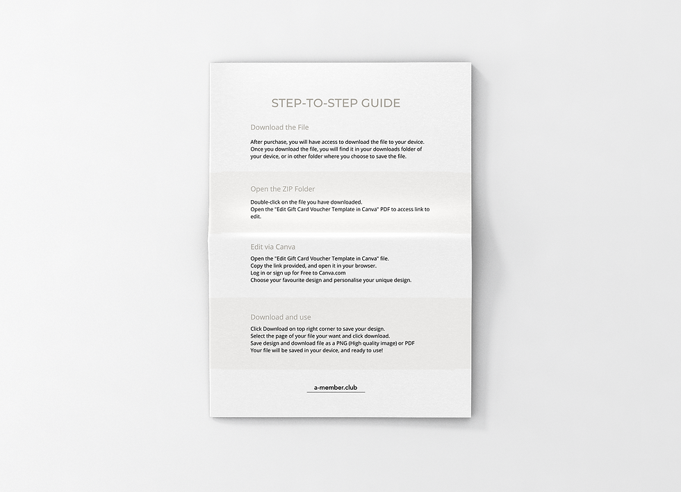 Thumbnail: Gift Card Voucher Template