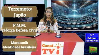 Canal TVi Plantão de notícias.Terremoto no Japão/Maricá: Defesa Civil/Maracanã identidade brasileira