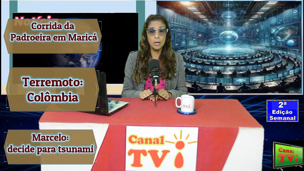 Canal TVi 2ª edição :Corrida da Padroeira em Maricá/Terremoto Colômbia/Marcelo decide: Tsunami