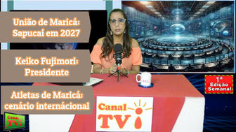 Canal TVi 1ª edição- União de Maricá na Sapucaí/Fugimori presidente/Atleta de Maricá internacional.