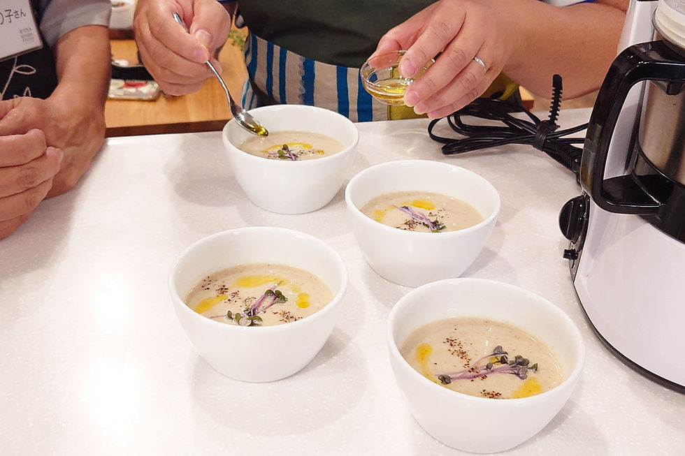 秋の保存食づくりワークショップの様子