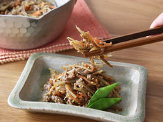 【味噌ごぼうのアレンジレシピ】『肉味噌きんぴらごぼう』