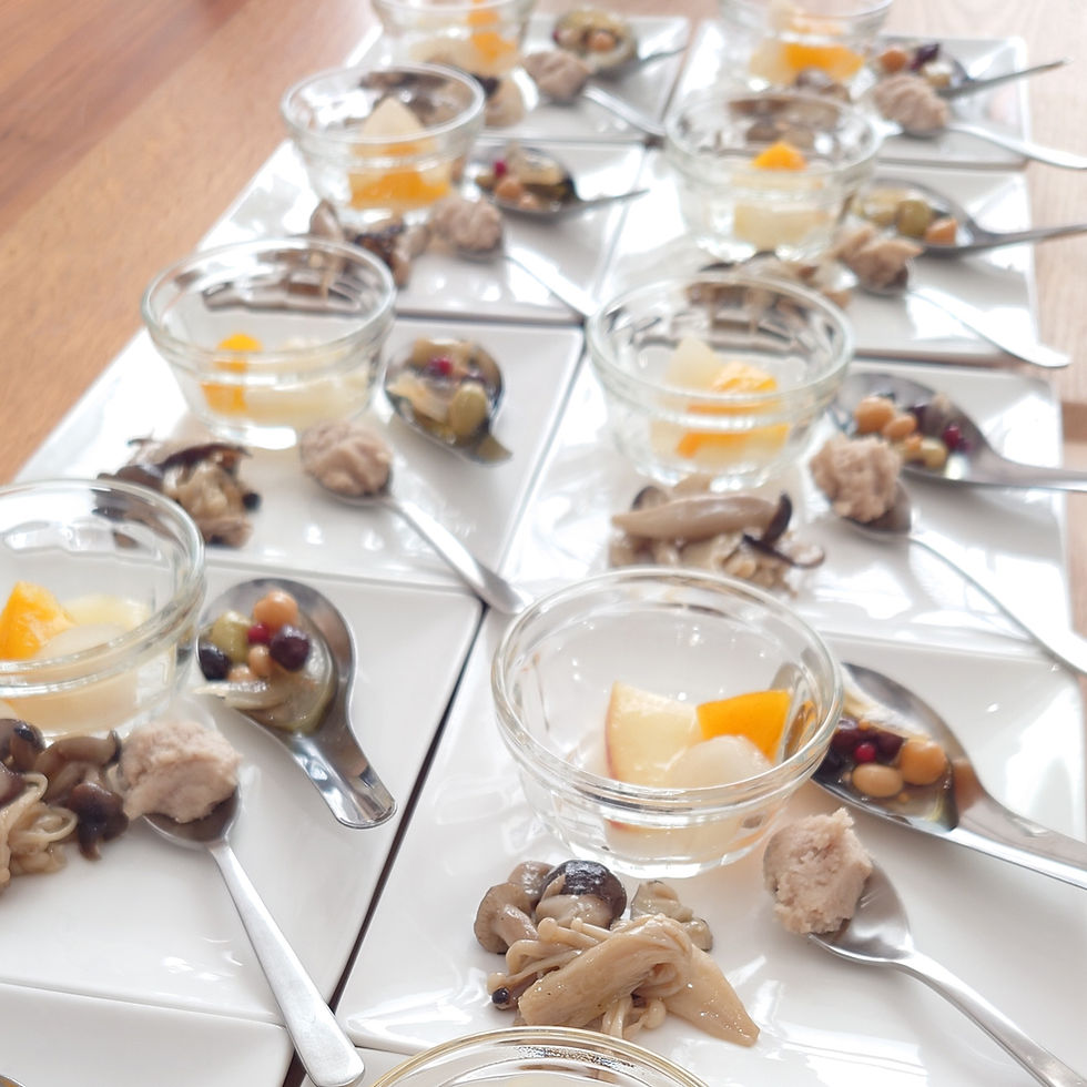 秋の保存食づくりワークショップの様子