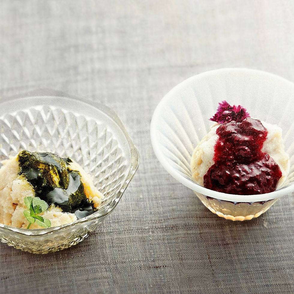 『そば粉100%を愉しむパンとおやつ』7月〈そばきりで冷やしサラダめん&そば湯かき氷〉イメージ
