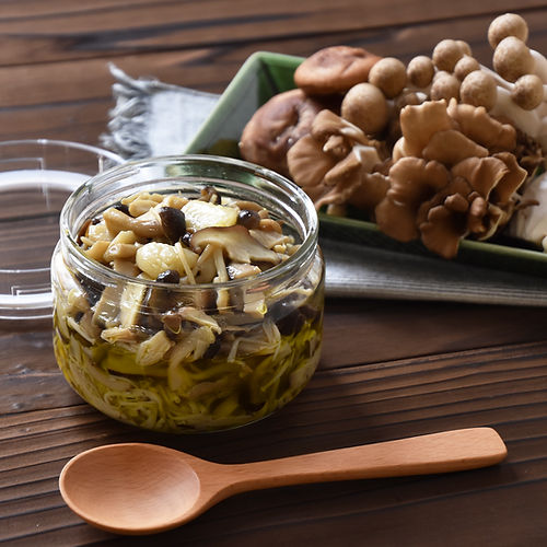 きのこのオイル漬け