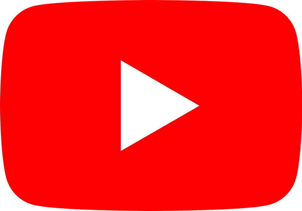 YouTube logo for social media links online