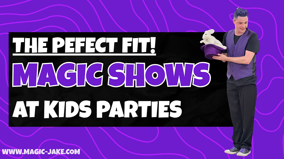 Why Kids Magic Shows Are Perfect for Birthday Parties