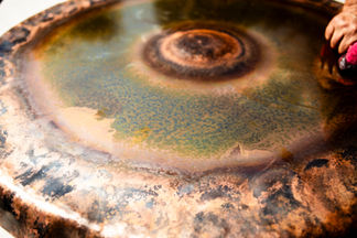 MeteoriteGong final tuning ocean activation Pauline Fabry Mount Etna