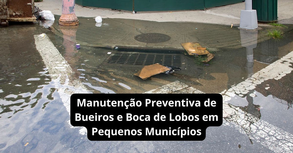 bueiro entupido