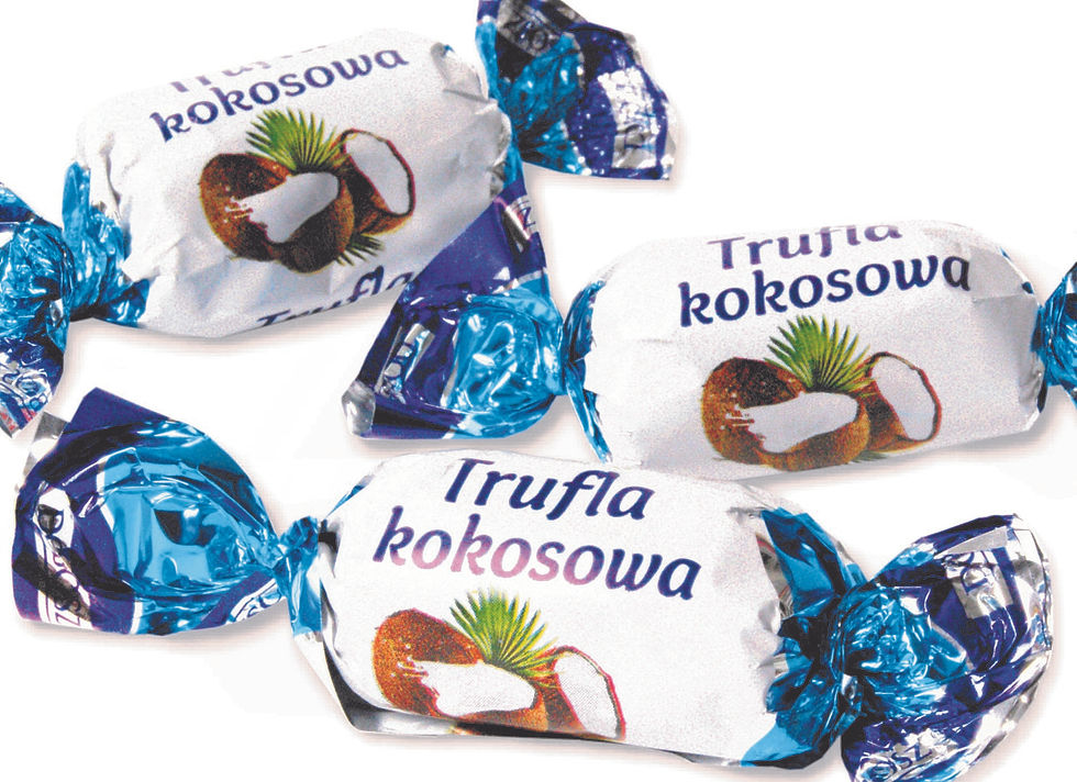 25. Coconut truffle_Truffle paste candy with shredded coconu