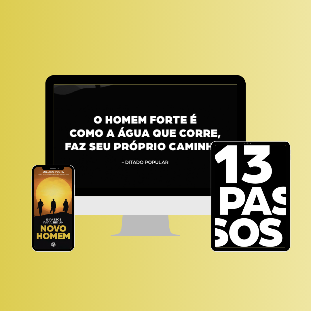 Ebook Livro Novo Homem | 13 passos para ser um novo homem