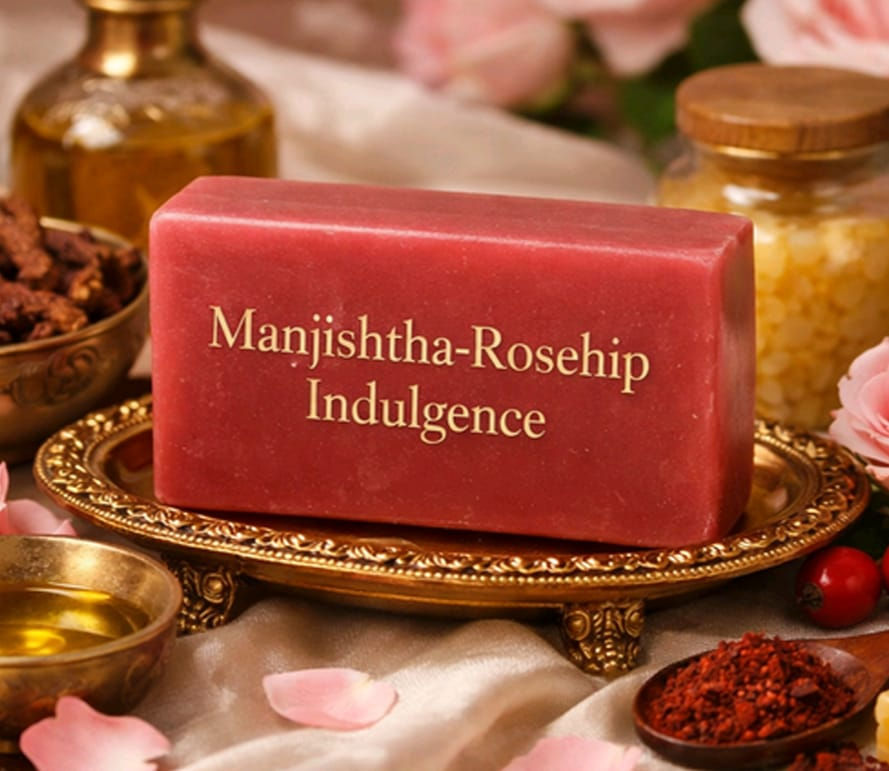Manjishtha Rosehip Ayurvedic Luxury Soap