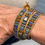 Thumbnail: Periwinkle Blue Wrap Bracelet