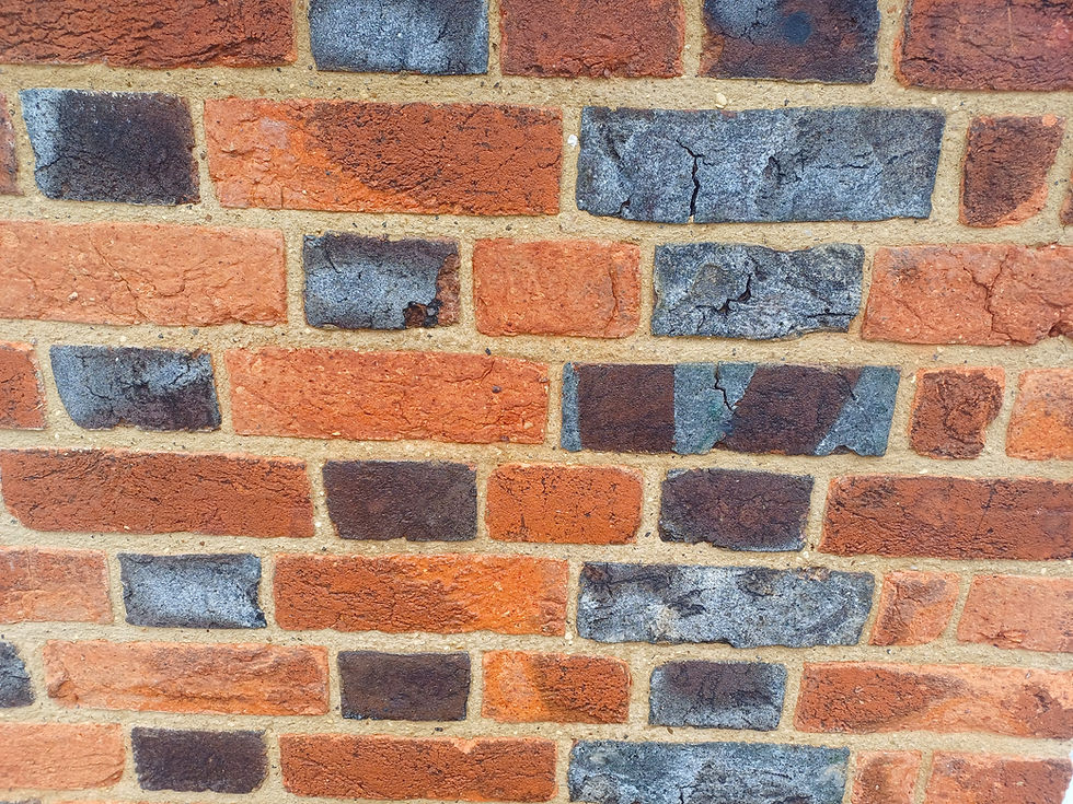 Repointed brickwork