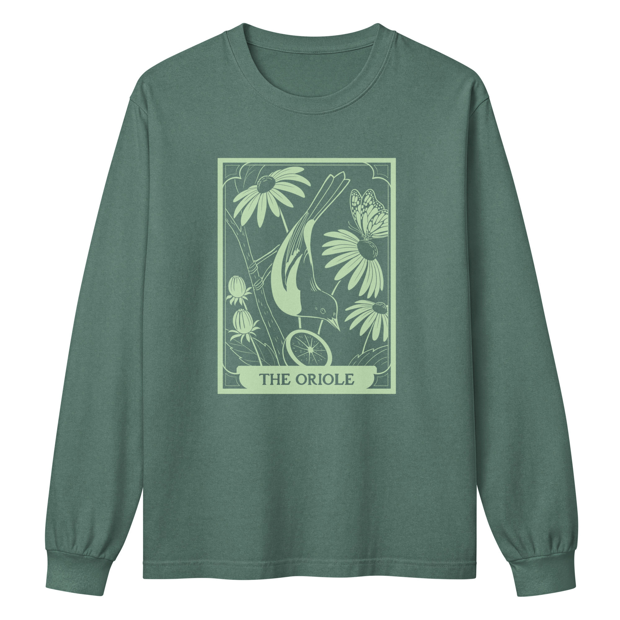 The Oriole Long Sleeve Tee | Washed Pine