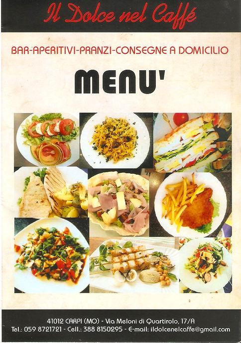 Il dolce nel caffè Carpi Mo