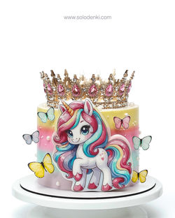 Торт з Єдинорогом і короною. Київ