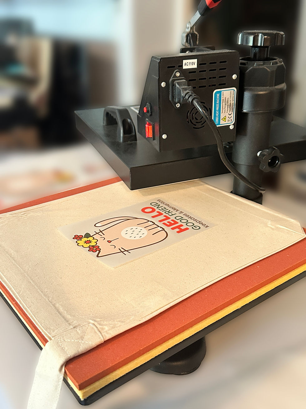 Thumbnail: Hello Good Friend Tote Bag