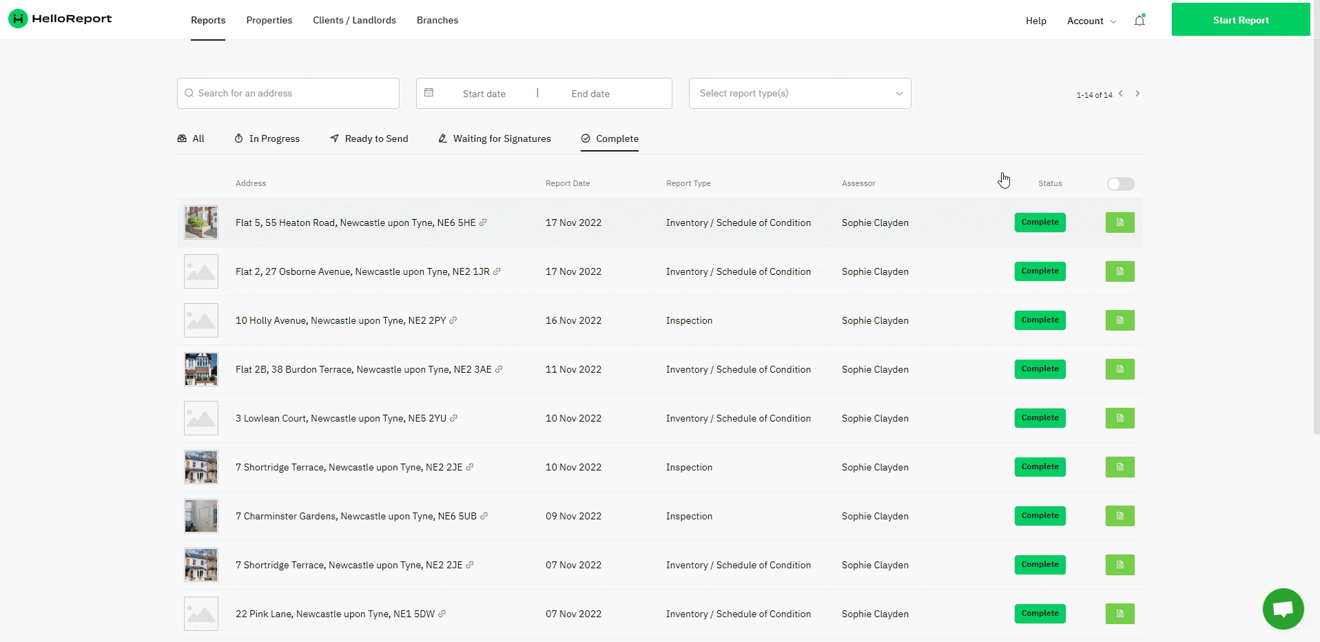 Copy Data From a Previous Report GIF