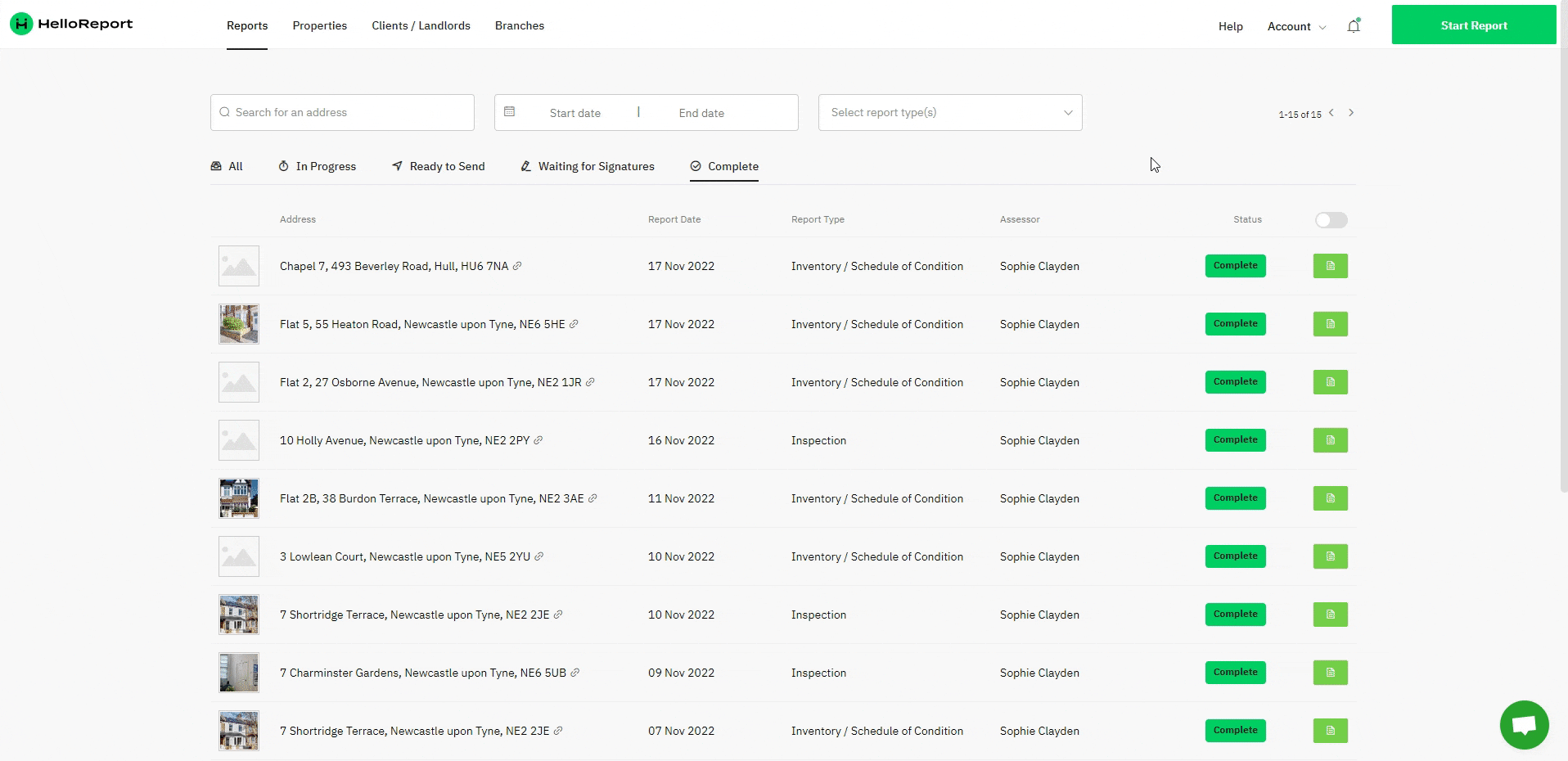 Create a New Report Image 8