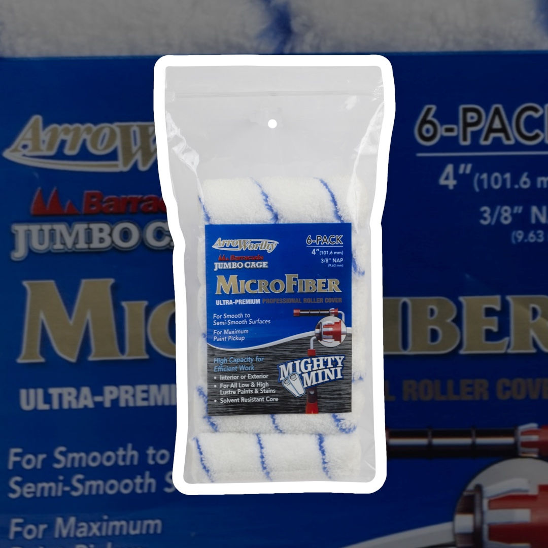 4" JUMBO CAGE MICROFIBER 6 PACK