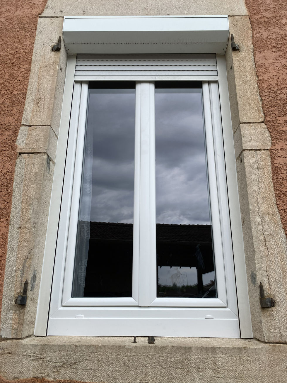 Fenêtre PVC monocoloration