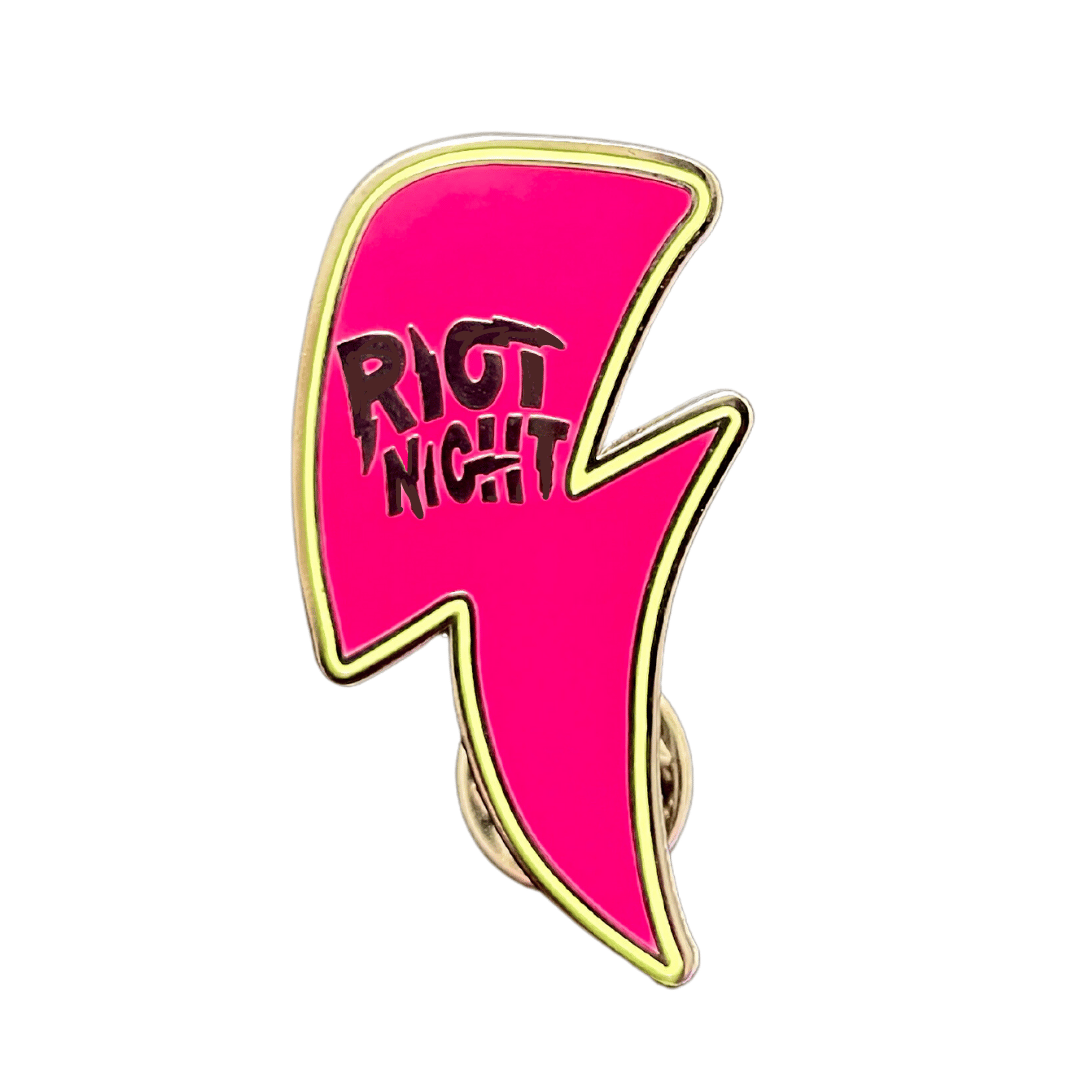 RIOT BOLT ENAMEL PIN