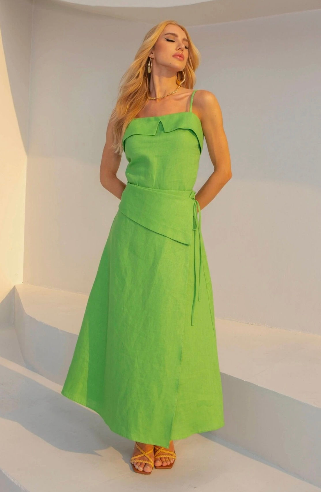 SAIA 100% LINHO PRISCILA