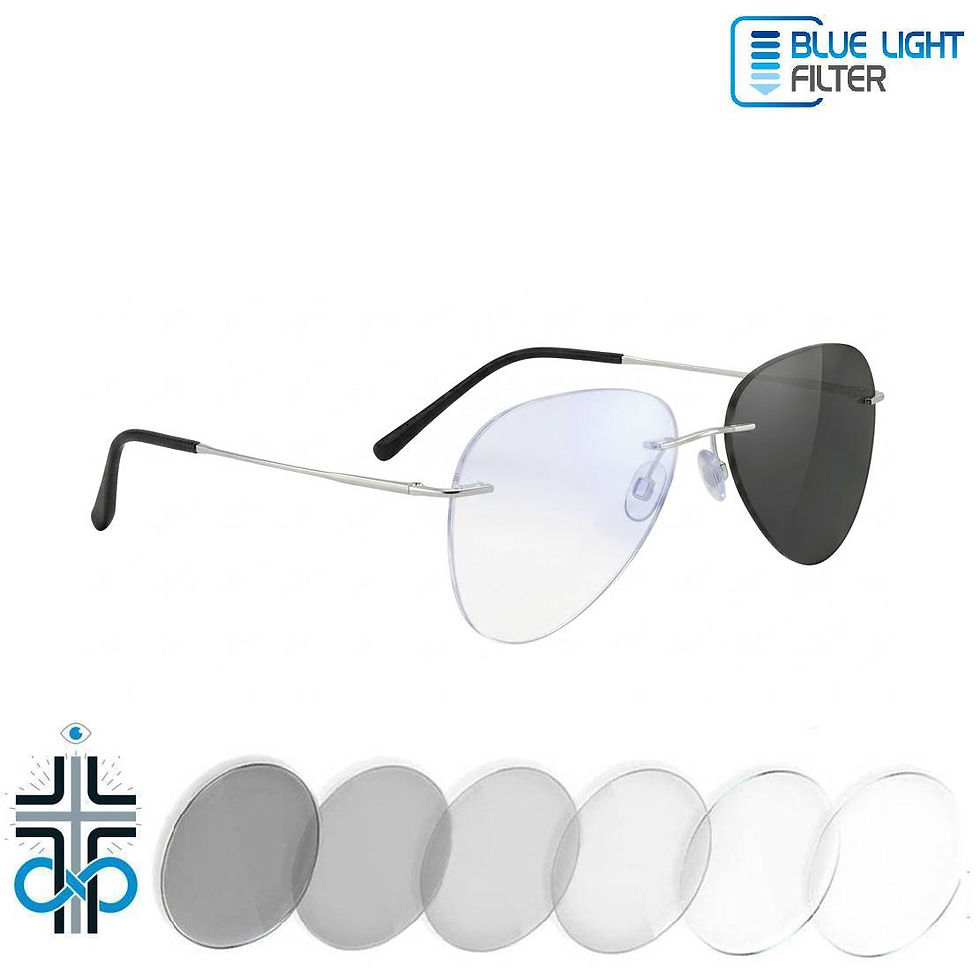 Miniatura: Gafas Óptica Policarbonato® INFINITE♾PHOTOCHROMIC Anti|Blue Formula Máximo+/-3.0