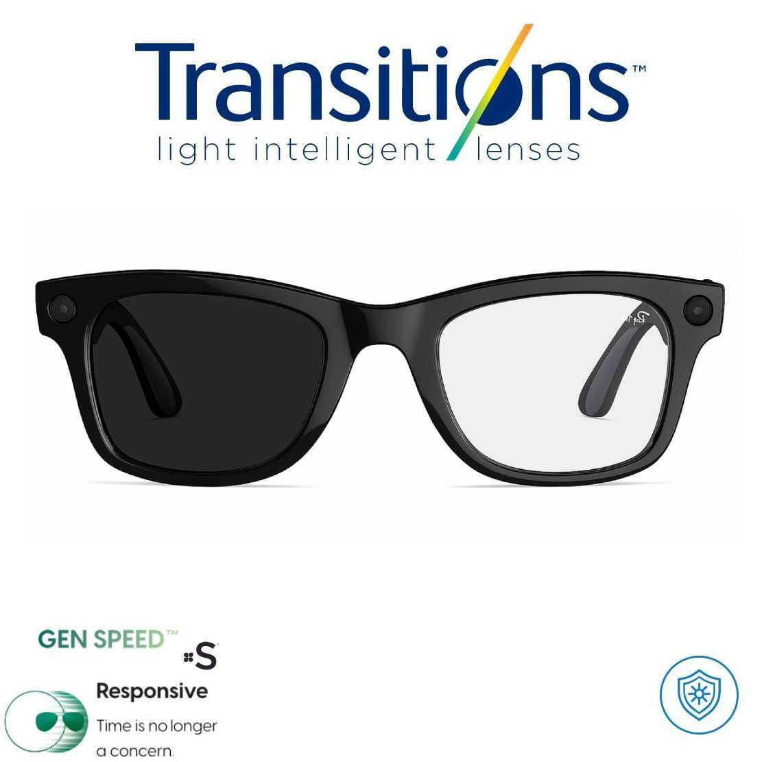 TRANSITIONS© Gafas Inteligentes Ray-Ban Meta Wayfarer (Envió Gratis 10|12 Días)