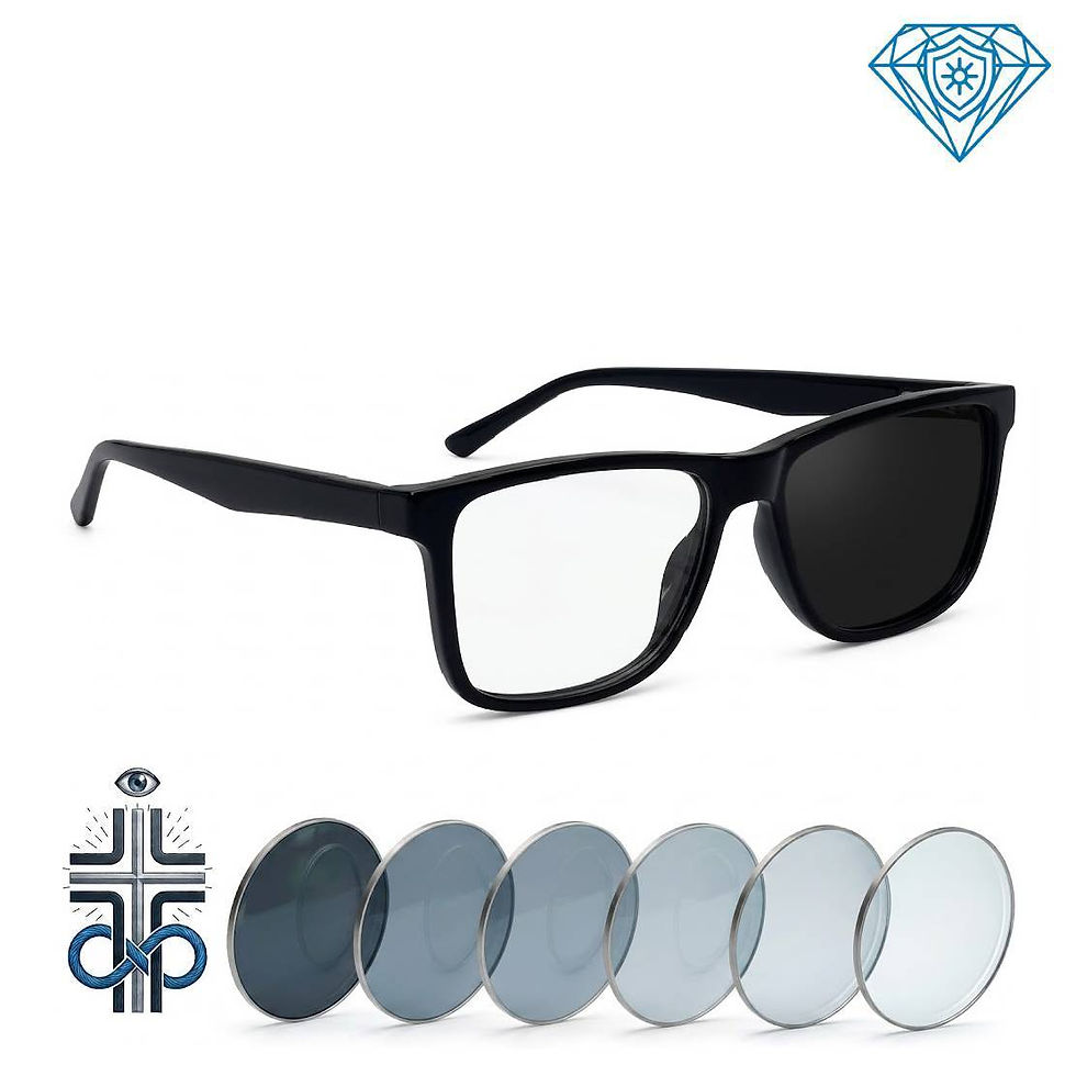 Miniatura: Gafas Óptica Policarbonato® INFINITE♾PHOTOCHROMIC Anti|Blue Formula Máximo+/-3.0