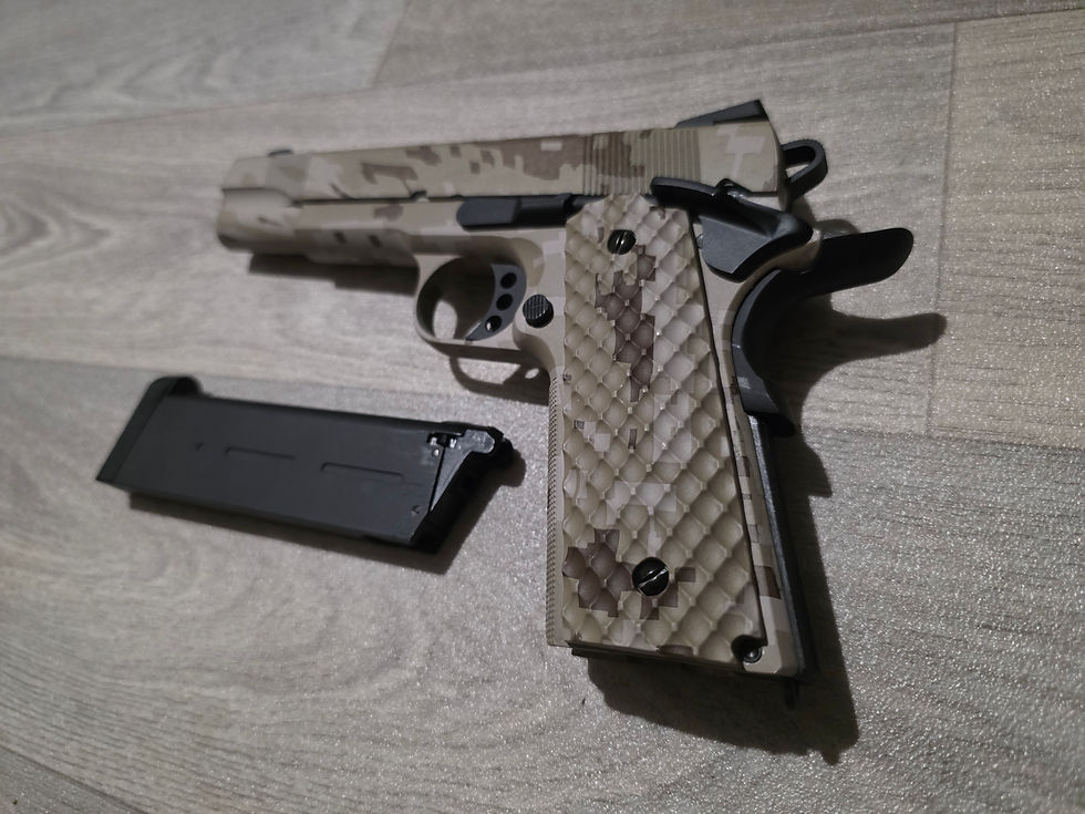 Thumbnail: Raven M1911 MEU GBB Airsoft Pistol in Digital Desert