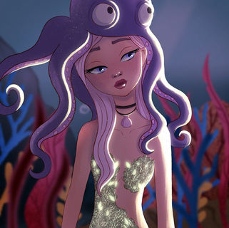 Jugendbuchillustration von Julia Bittruf auch bekannt als Dragonflyarts.