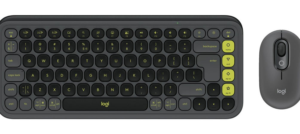 Logitech 920-013140 POP Icon Combo Keyboard and Mouse Graphite