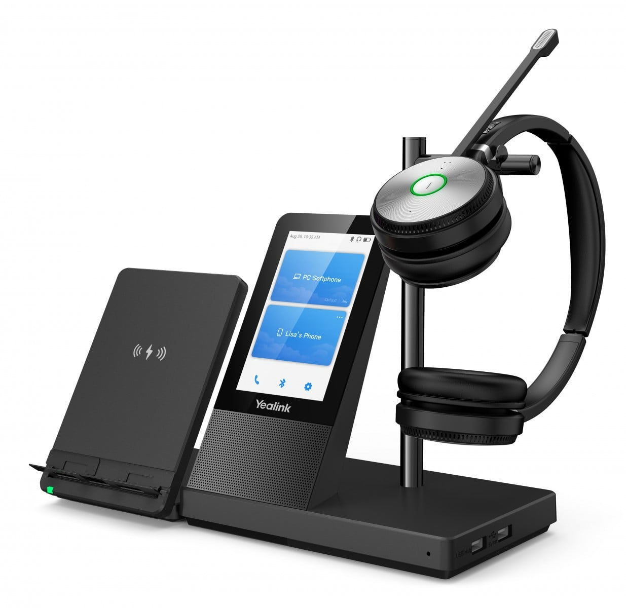Yealink WH66 DUAL UC Wireless Dual Headset with Bluetooth and 160m Range
