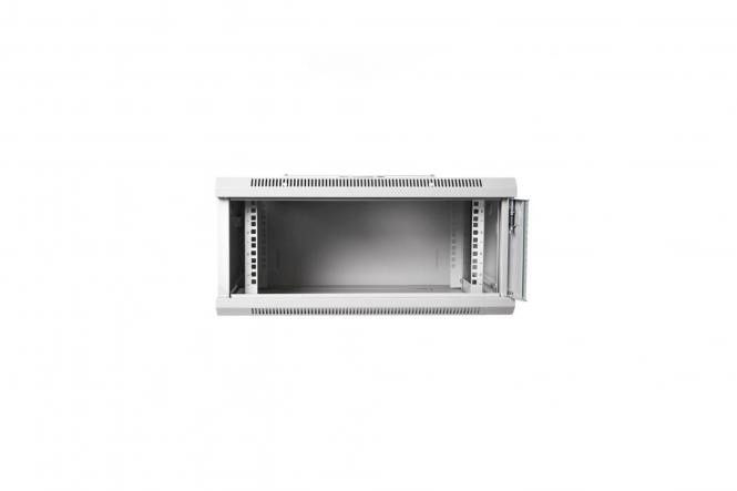 Миниатюра: Digitus DN-W19 06U/600 Wall-mount network cabinet 19" 6U rack 600x600, glass doo