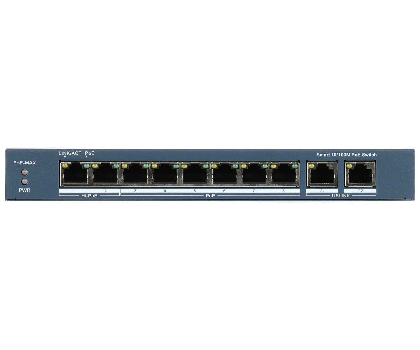 Hikvision DS-3E1310HP-EI(B) network switch Managed Fast Ethernet (10/100) Power