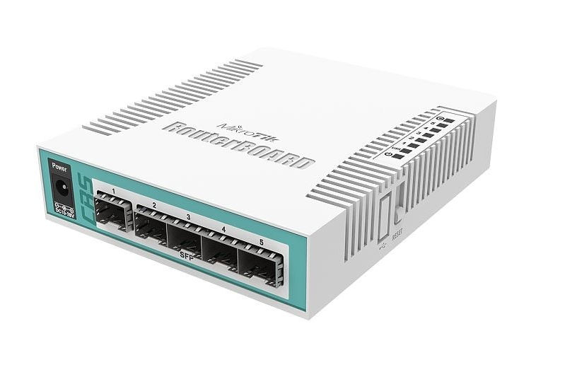 Mikrotik CRS106-1C-5S network switch Gigabit Ethernet (10/100/1000) Power over E