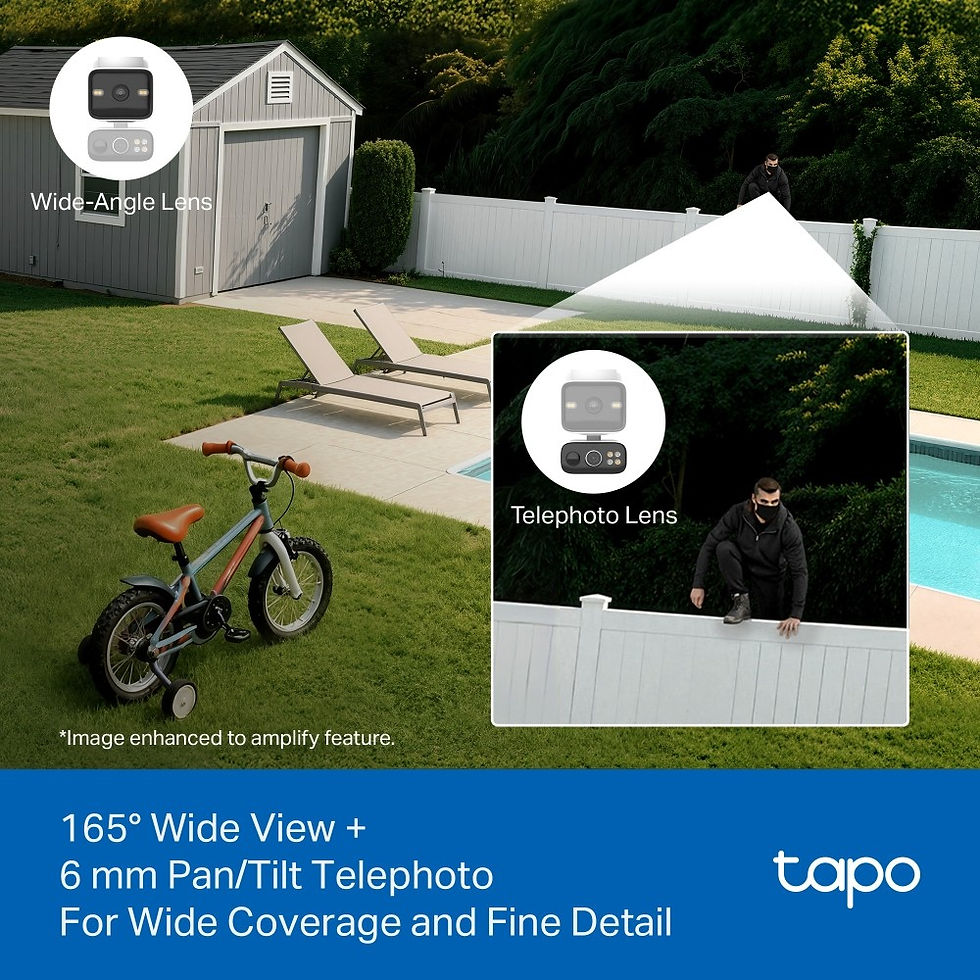 Thumbnail: TP-Link Tapo C645D KIT IP security camera Outdoor 2304 x 1296 pixels Ceiling/Wal