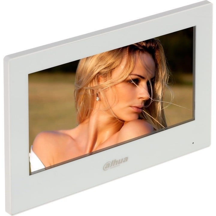 Thumbnail: Dahua VTH2621GW-WP 7" IP Touchscreen Monitor, 1024x600, Wi-Fi, PoE, Alarm Integr