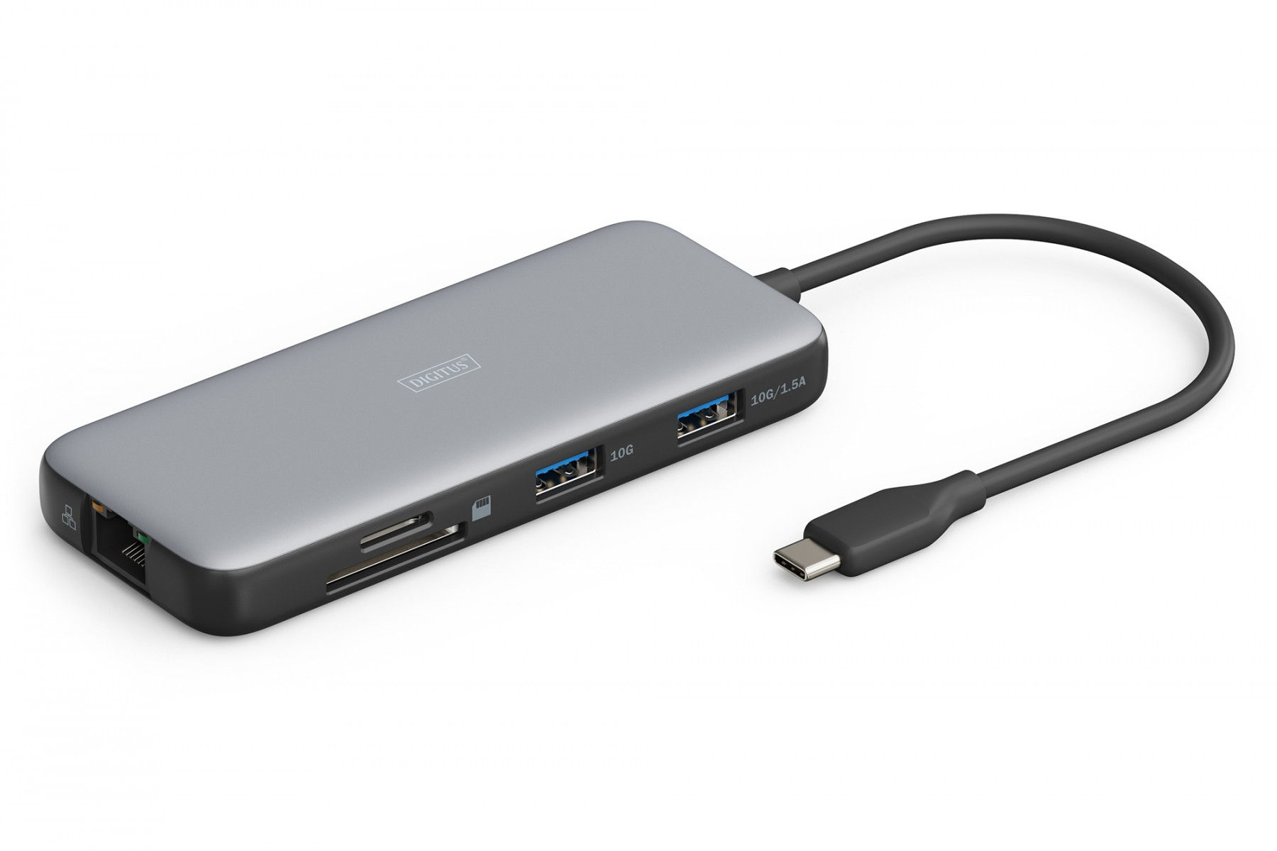 7-port USB-C docking station, max. 4K/60Hz with HDR, HDMI, USB-A 3.2 Gen2, Gigab