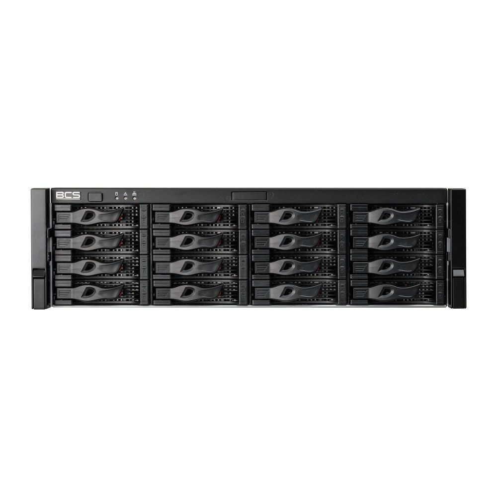 BCS BCS-L-NVR6416XR-A-8KR-Ai 64-Channel IP Recorder with 16 Hard Drives Support